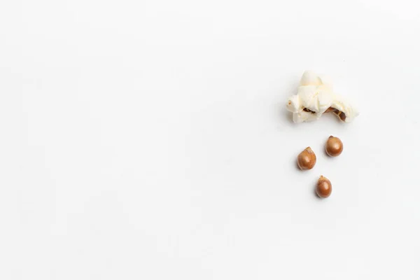 Patlamış mısır ve Mısır - konseptiyle patlamış mısır bir Papa yağmur yağar 