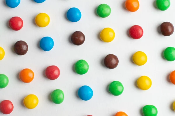 Fundo coloridos doces de chocolate — Fotografia de Stock