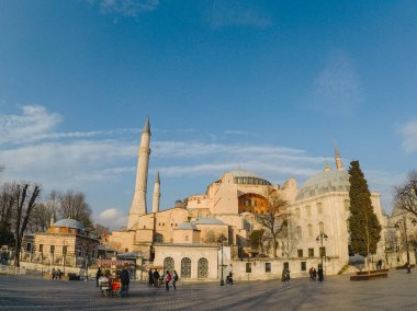 İstanbul, Türkiye, 6 Mart 2019: Ayasofya Camii