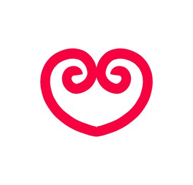 Doodle kalp simge tasarlamak