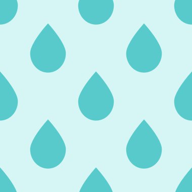 Yağmur düz tasarım deseni. Vektör çizim