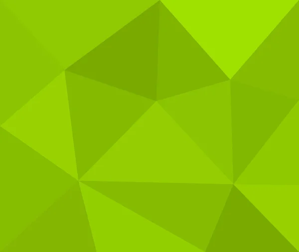 Nízké Poly Zelené Pozadí Vektorové Ilustrace — Stockový vektor