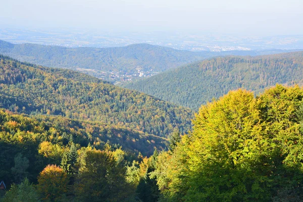 Осенний Вид Горы Польши — стоковое фото