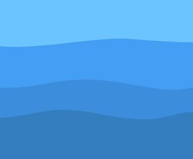 Mavi deniz dalgaları arka plan. Vektör çizim