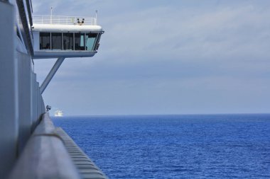 Cruise gemi köprü görünümü