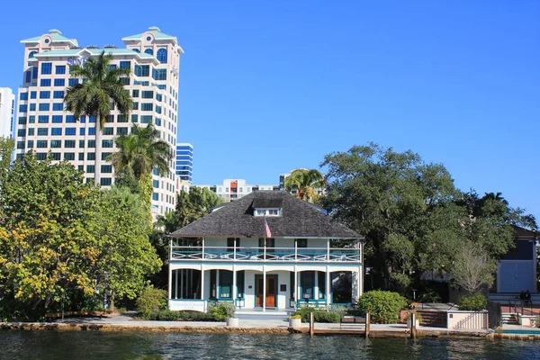 Usa Fort Lauderdale February 2014 Historic Stranahan House Museum Fort — Stock Photo, Image