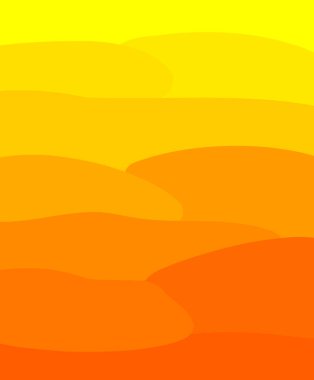 Sarı ve turuncu güneşli yaz arka plan. Vektör çizim