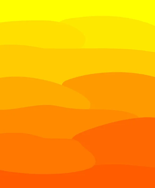 Sfondo Estivo Soleggiato Giallo Arancione Illustrazione Vettoriale — Vettoriale Stock