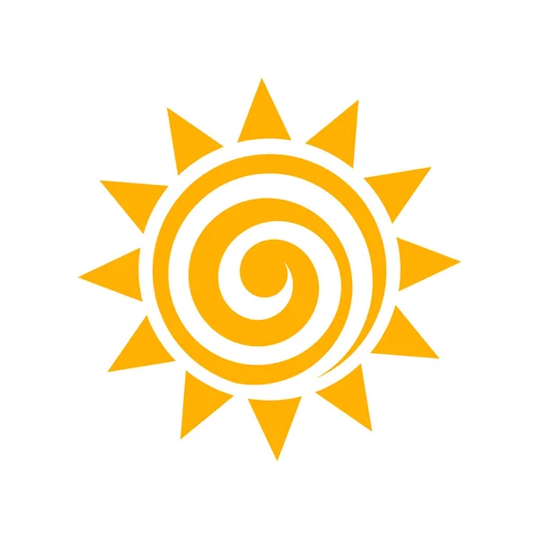 Иконка Солнечного Вихря Изолирована Векторная Иллюстрация — стоковый вектор