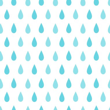 Yağmur seamless modeli. Düz tasarım vektör arka plan