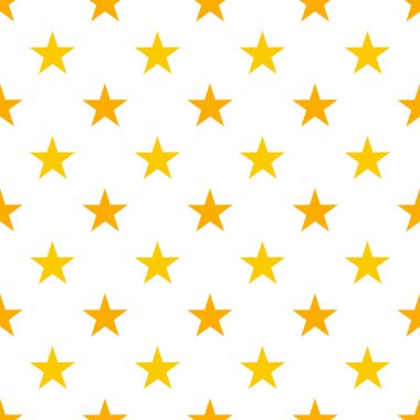 Sarı yıldız seamless modeli