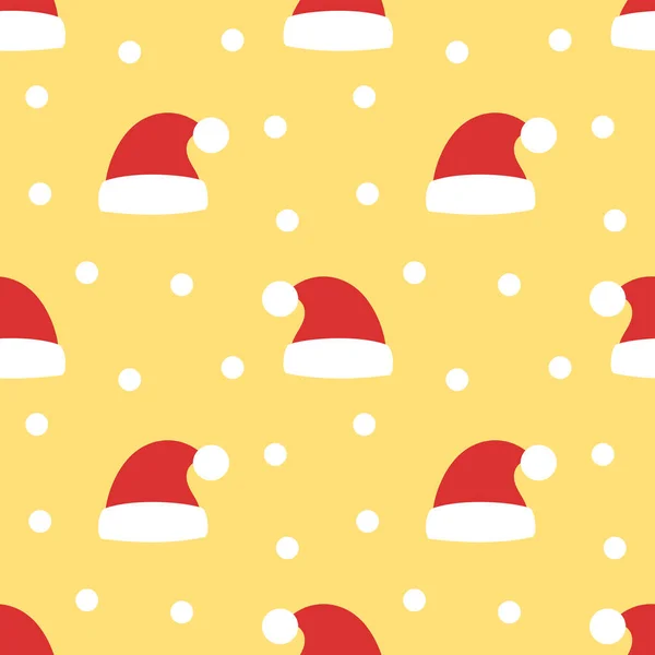Der Weihnachtsmann Hat Nahtlose Urlaubsmuster Vektorillustration — Stockvektor