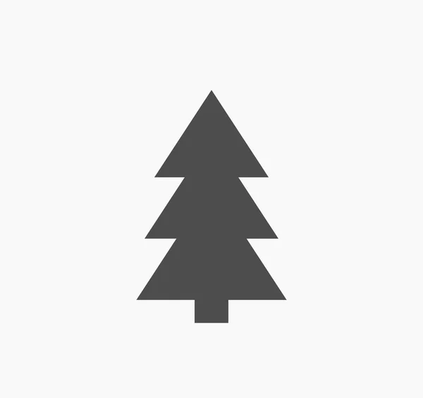 Icono Del Árbol Navidad Ilustración Vectorial — Vector de stock