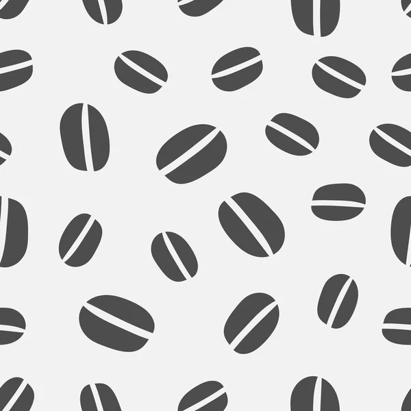 Coffee Beans Seamless Pattern Illustration — Stock Vector