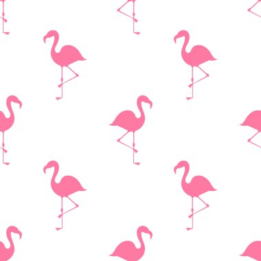 Pembe flamingolar yaz desen.