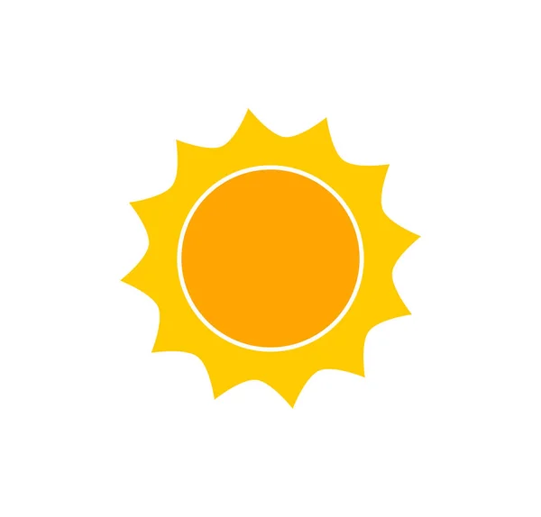 Cute sun icon. — Stock Vector