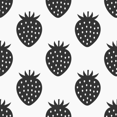 Çilek aromalı, kusursuz desen.