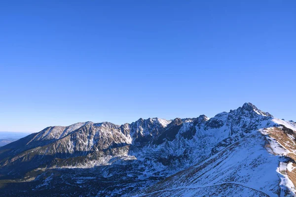 Tatra-bergen på vintern. — Stockfoto