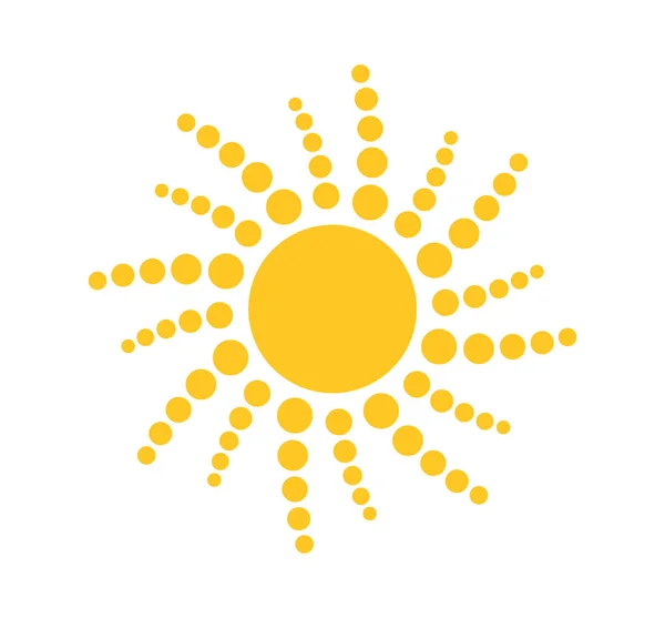 Icono de puntos de sol . — Archivo Imágenes Vectoriales