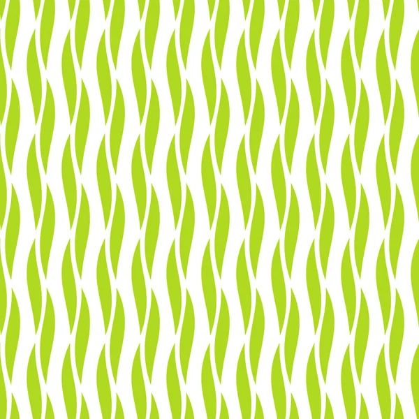 Zelené listy dekorativní vzor bezešvé. — Stockový vektor