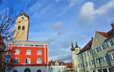 Küçük Alman Bavyera kasabası Erding'in simgesi.