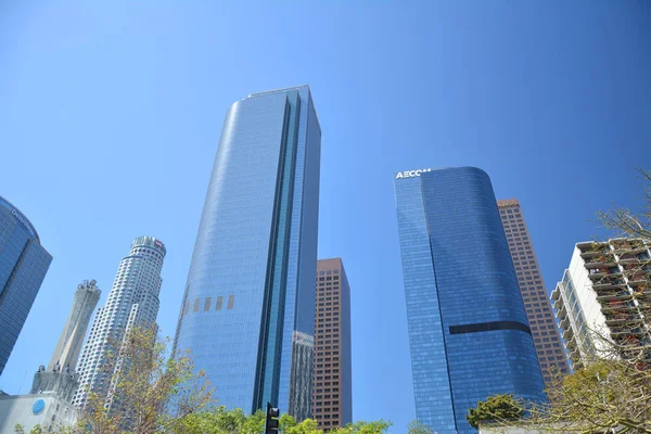 Rascacielos en el centro de Los Ángeles — Foto de Stock