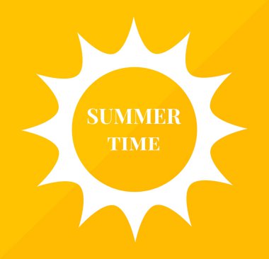 Güneşli şekilli güneşli yaz arka plan