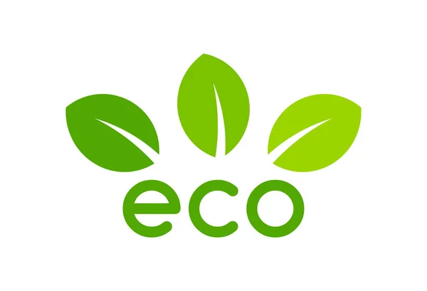 Eco blad symbool. — Stockvector