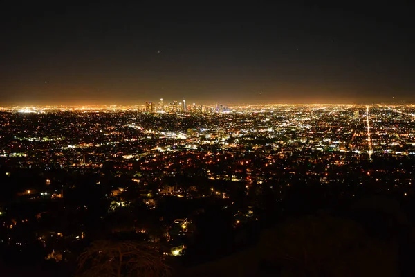 Los angeles bei Nacht — Stockfoto