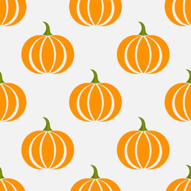 Sonbahar kabaklar seamless modeli.