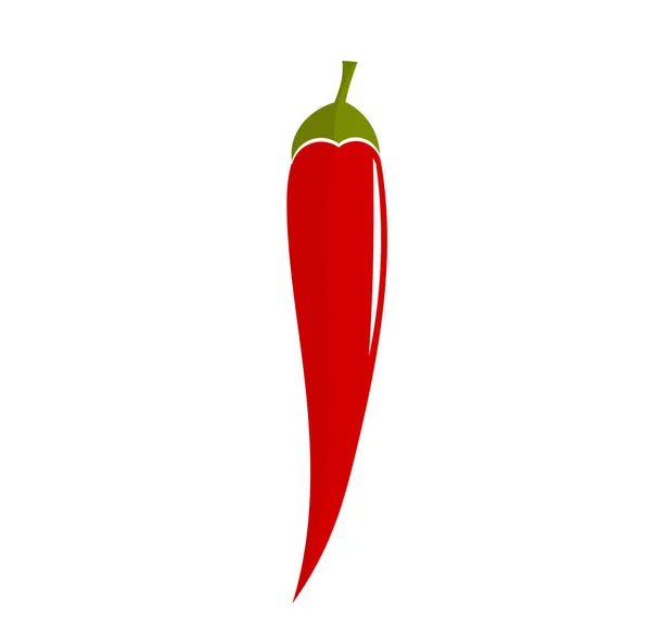 Icono de chile rojo . — Archivo Imágenes Vectoriales