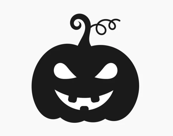 Halloween calabaza Jack O icono de la linterna . — Vector de stock