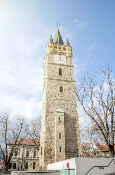 Saint Stephen Tower Center Baia Mare City Historic Maramures Romanian — Stock Photo, Image