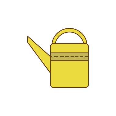 Anahat tarzı bahçe ekipman simgesi. Web, baskı ve yaratıcı tasarım. Vektör çizim