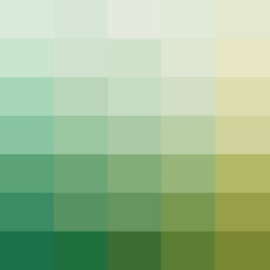 Düz stil soyut desen. Yeşil renkler. Vektör çizim