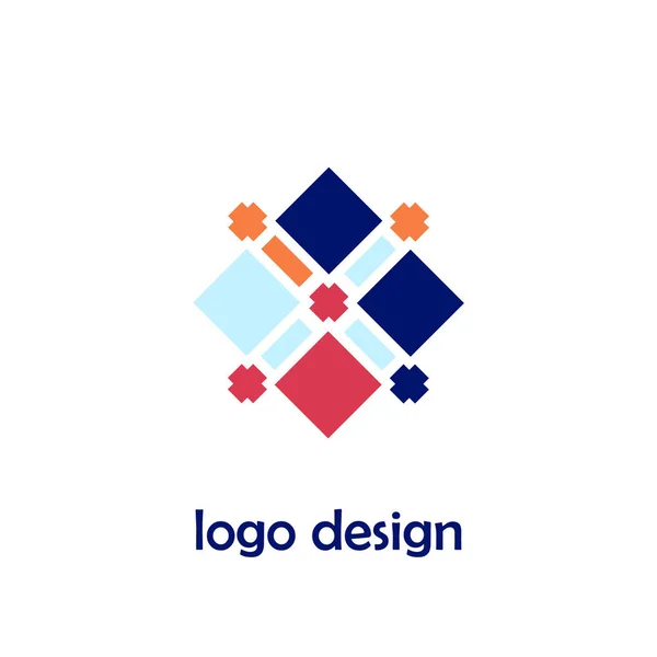 Projektowanie Creative Logo Płaski Sklep Sklep Firma Centrum Welness Ilustracja — Wektor stockowy