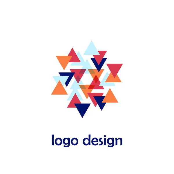 Design Logotipo Criativo Estilo Plano Para Loja Loja Empresa Negócios — Vetor de Stock