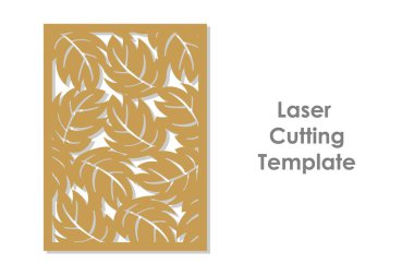 Kesme basit tarzı için şablon. Vektör çizim. Paneli, kart, davet için mükemmel.