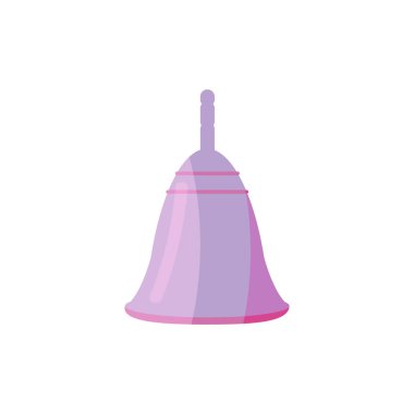 Karikatür tarzı adet Kupası simgesini. Reklamlar, Dükkanı, kadının dergisi için. Vektör çizim. 