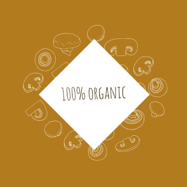 Afiş petrol ile el tarzı çizilmiş. Web, mağaza, ürün tasarımı için. Vektör çizim. 