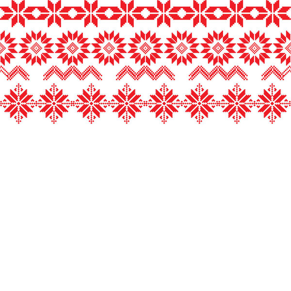 Norway fairisle sweater design in vector