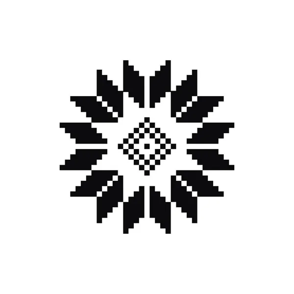Simbolo Scandinavo Norvegia Disegno Del Maglione Fairisle Vettore — Vettoriale Stock