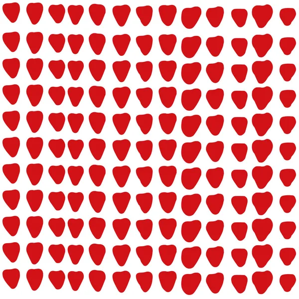 Patrón con corazones en estilo dibujado a mano . — Archivo Imágenes Vectoriales