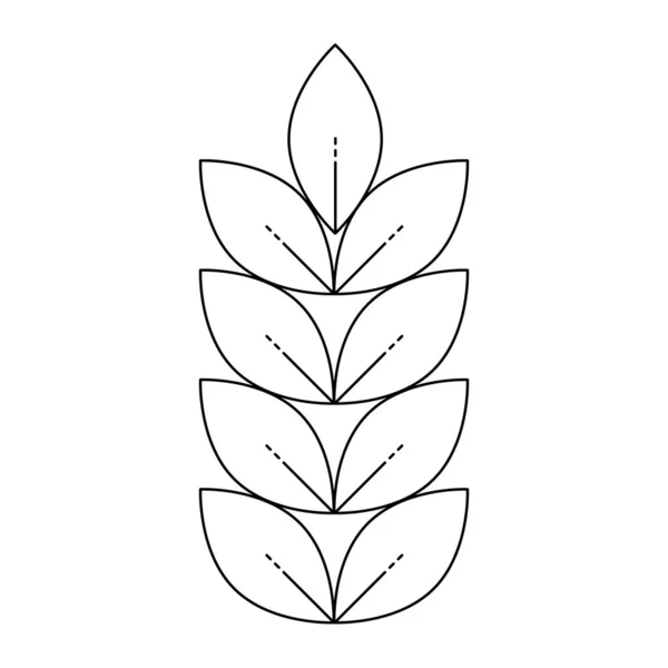 Διανυσματική Απεικόνιση Εικονιδίου Του Φυτού — Διανυσματικό Αρχείο