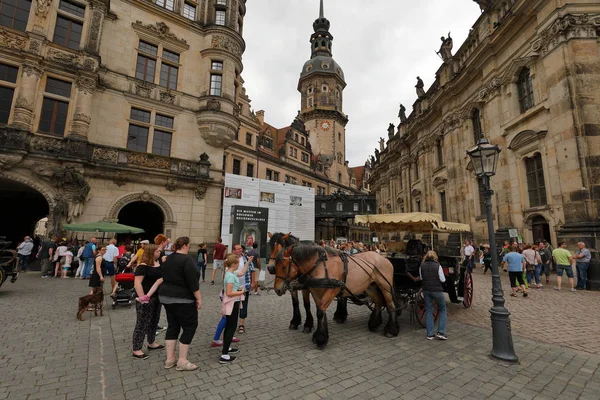 Carriage Ride Dresden June 2018 — Stock Photo, Image
