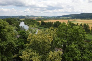 Nature and landscape between Hesse and Thuringia clipart