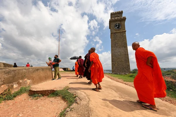 Boeddhistische Monniken Sri Lanka December 2017 — Stockfoto