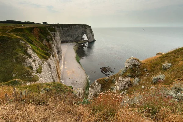 Falésias Etretat Normandia — Fotografia de Stock