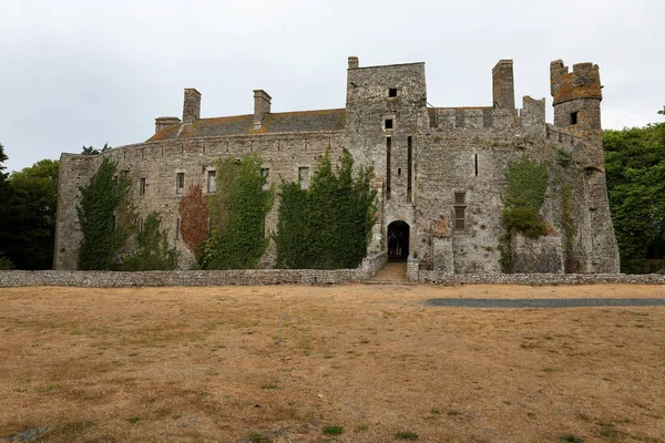 Castelo Pirou Normandia — Fotografia de Stock