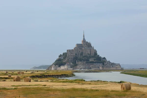 Mont Saint Michel Normandiában — Stock Fotó